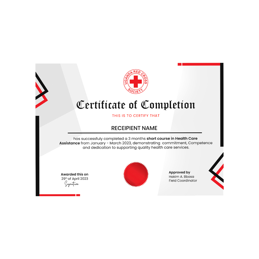 Certificate of Completion Design Template