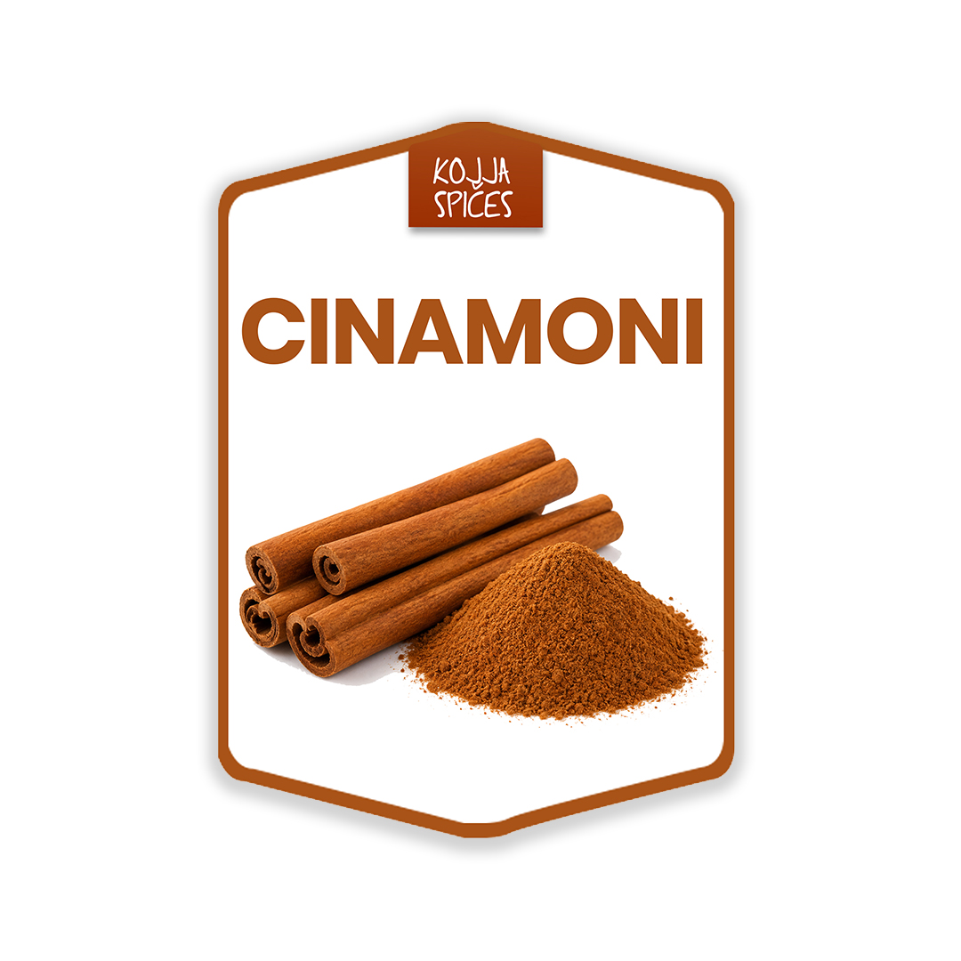 Cinnamon Tin Spice Label Template