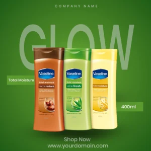 Free Cosmetics Lotion Flyer Design Template PSD Design