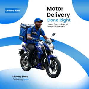 Free Delivery Flyer Design Template PSD Design