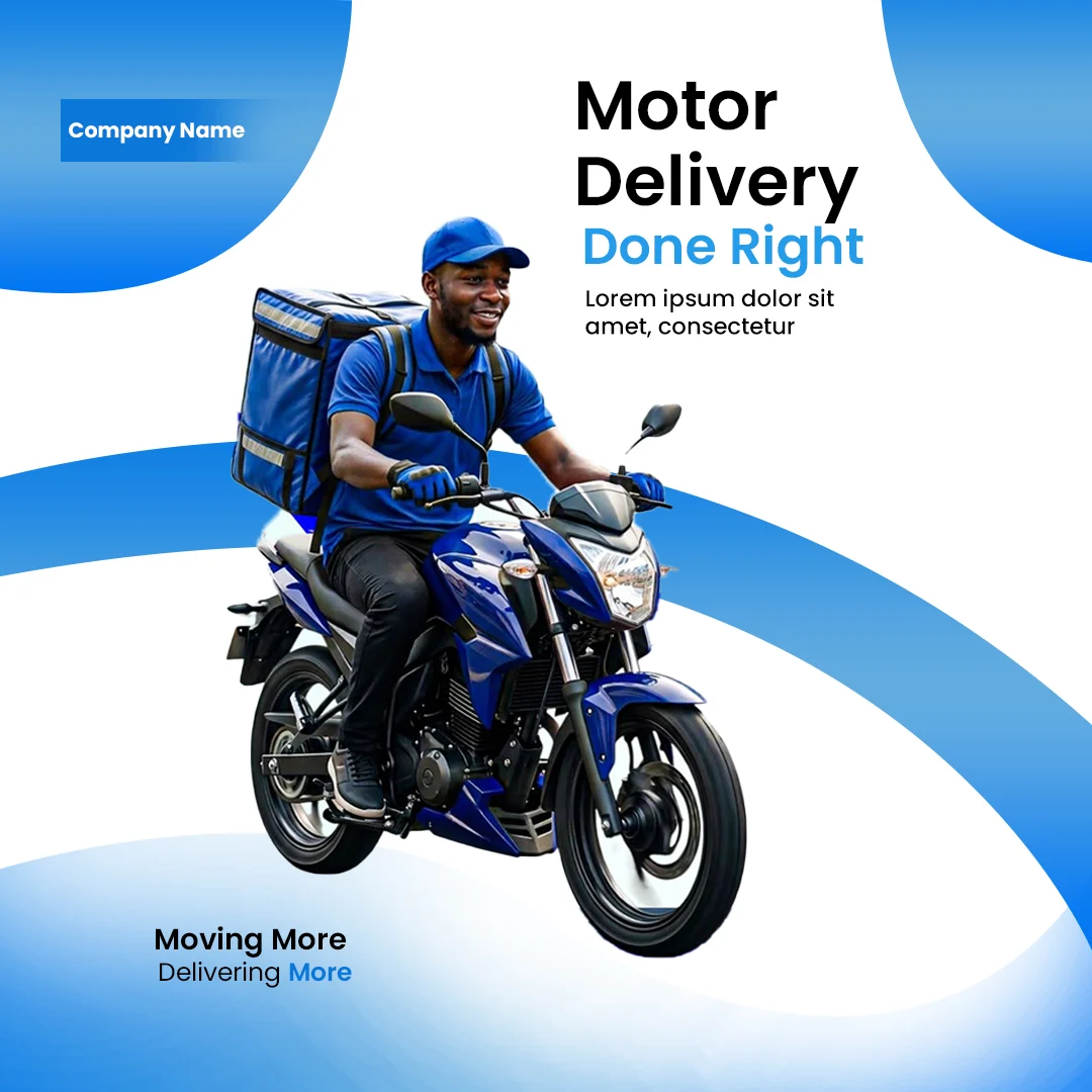 Free Delivery Flyer Design Template Editable PSD Preview