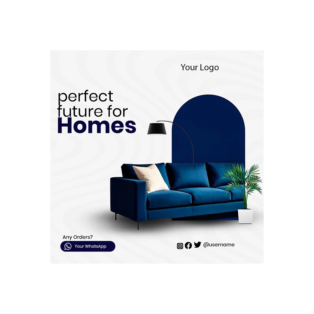 Free Furniture Flyer Design Template Editable PSD Preview
