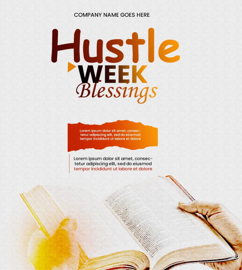 Free Happy New Week Flyer Design PSD Design Template
