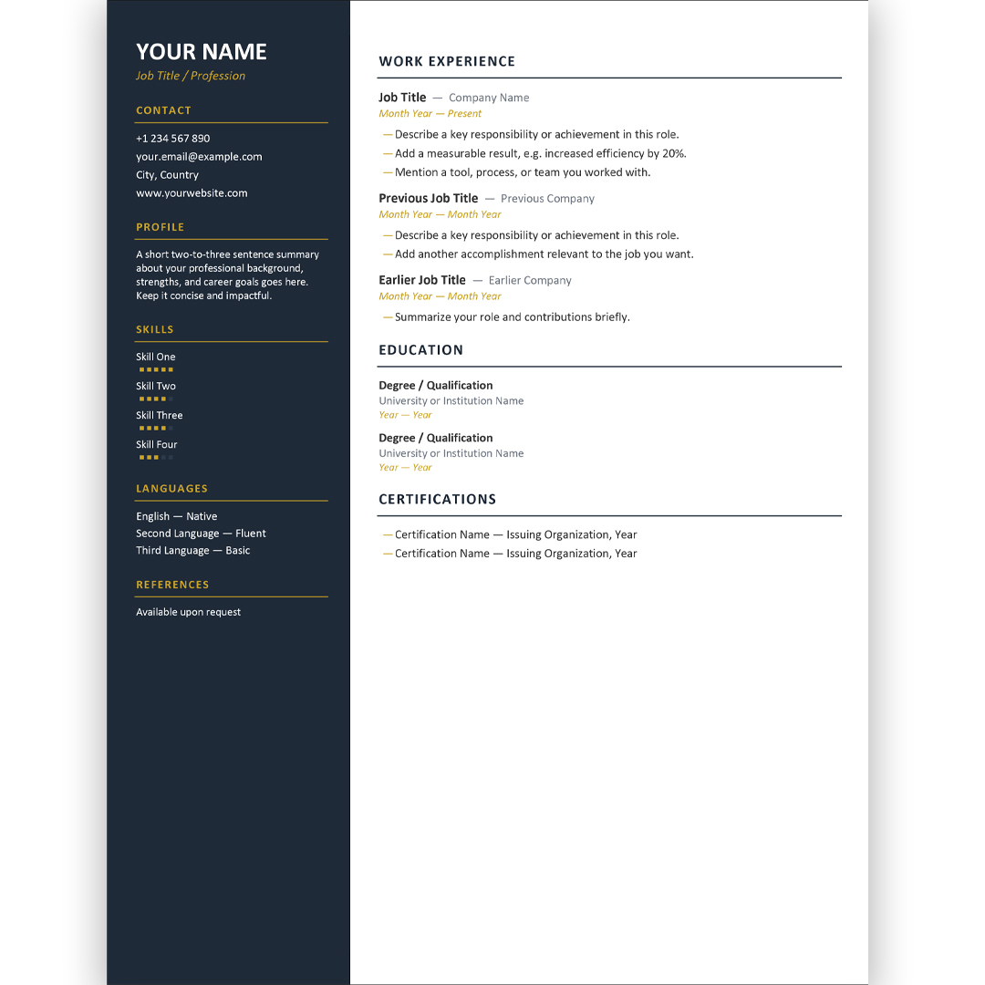 Modern Cv Template