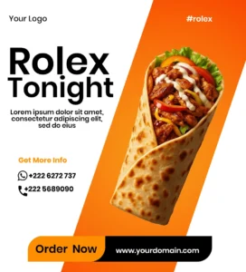 Free Rolex Flyer Design PSD Design Template