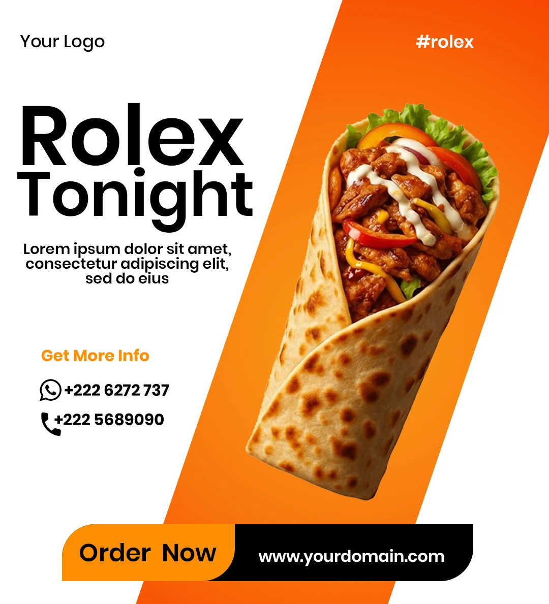 Free Rolex Flyer Design Template Editable PSD Preview