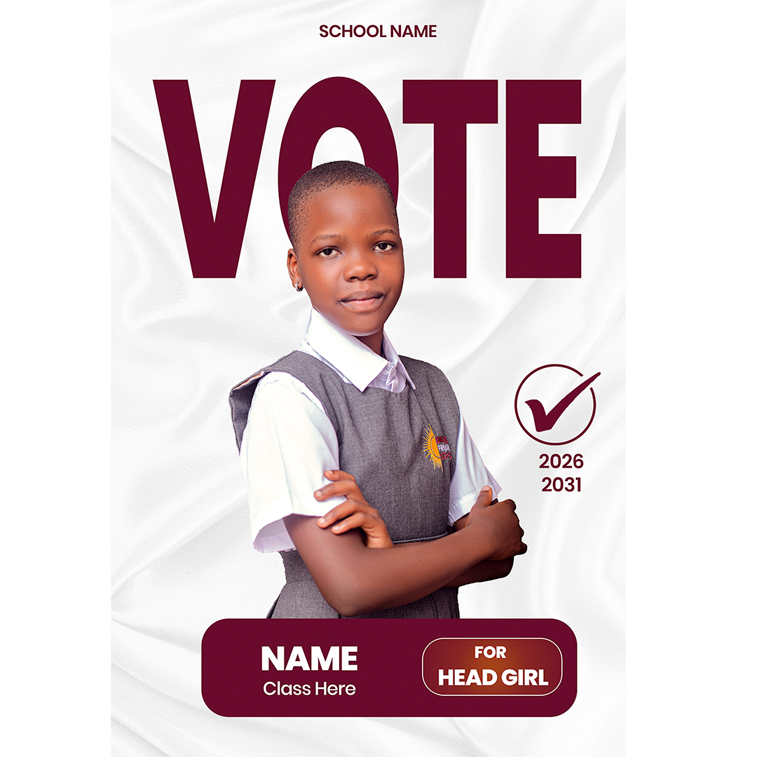 School Voters Poster Design