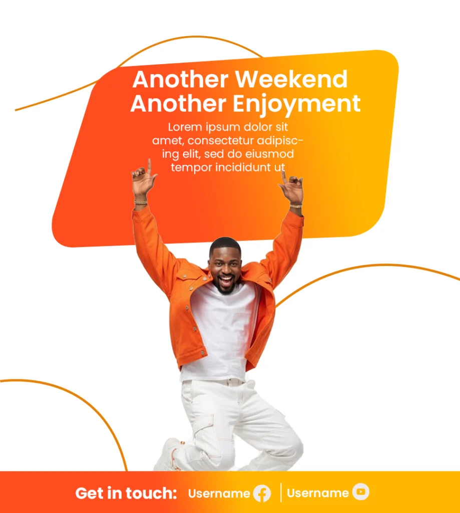 Free Weekend Flyer Design Template PSD Design