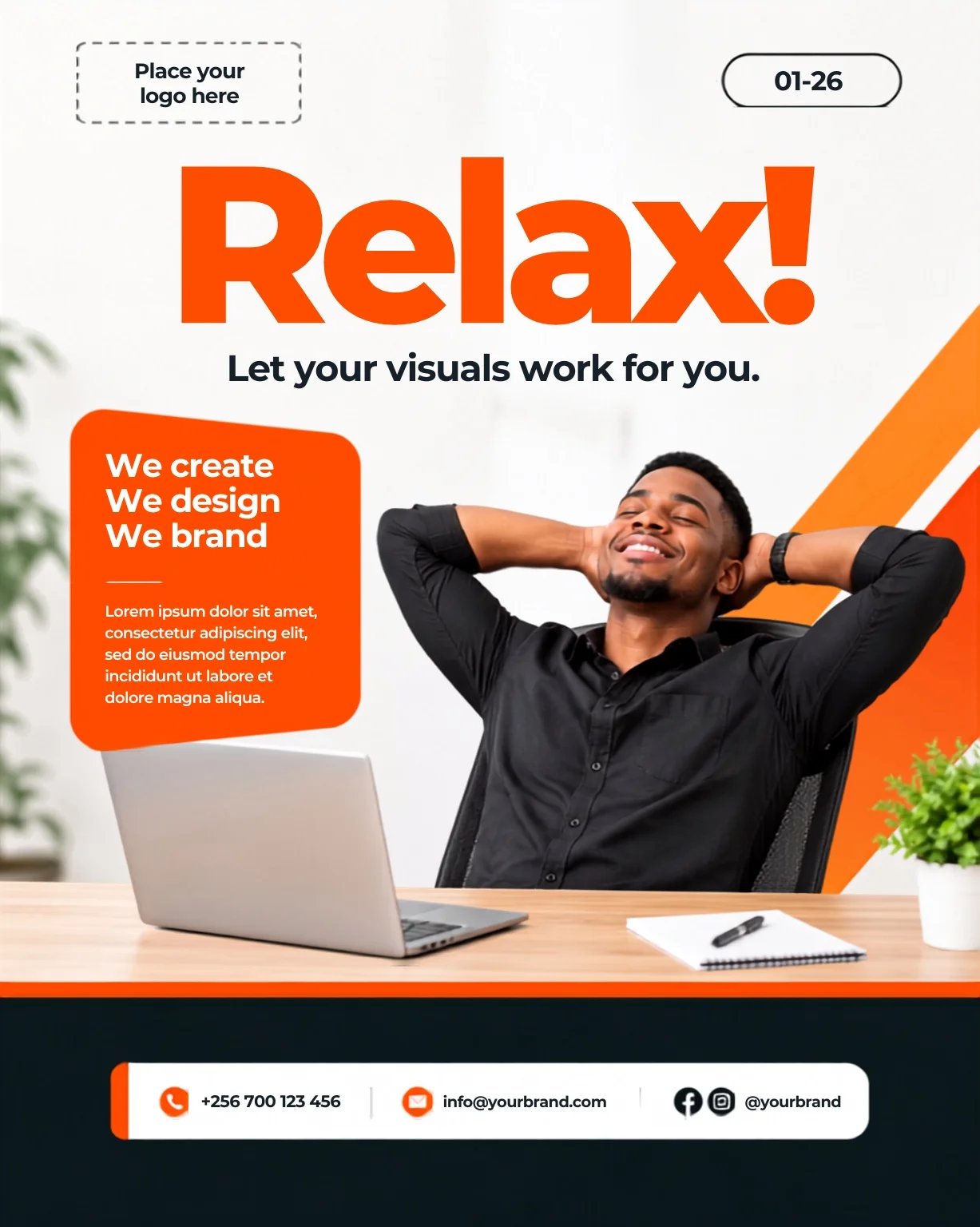 Free General Business Promotional Flyer Design Template Editable Canva Preview