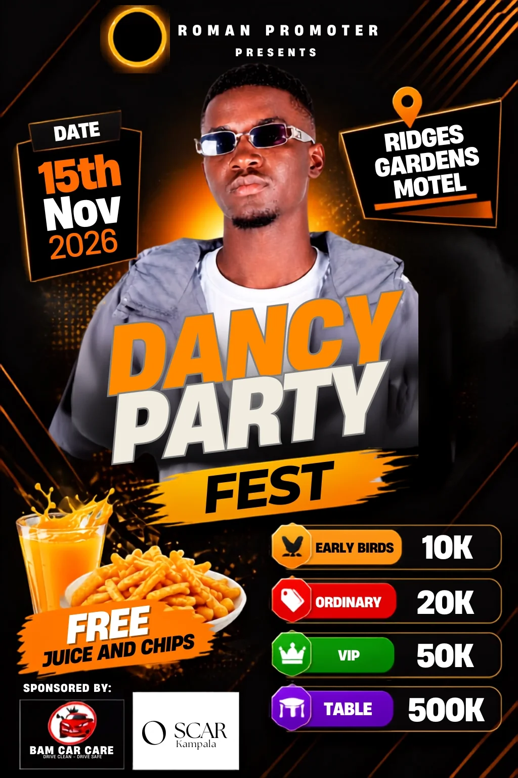 Free Dance Party Flyer Design Template Editable Canva Preview