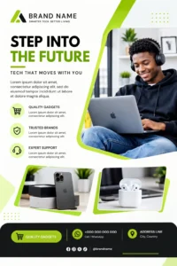 Free IT firm Flyer Design Template Canva Design