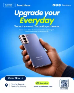 Free Phone Upgrade Flyer Design Template Canva Design